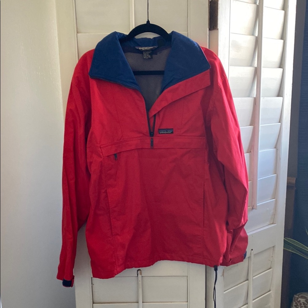 Vintage Patagonia Red and Blue Men's Jacket
